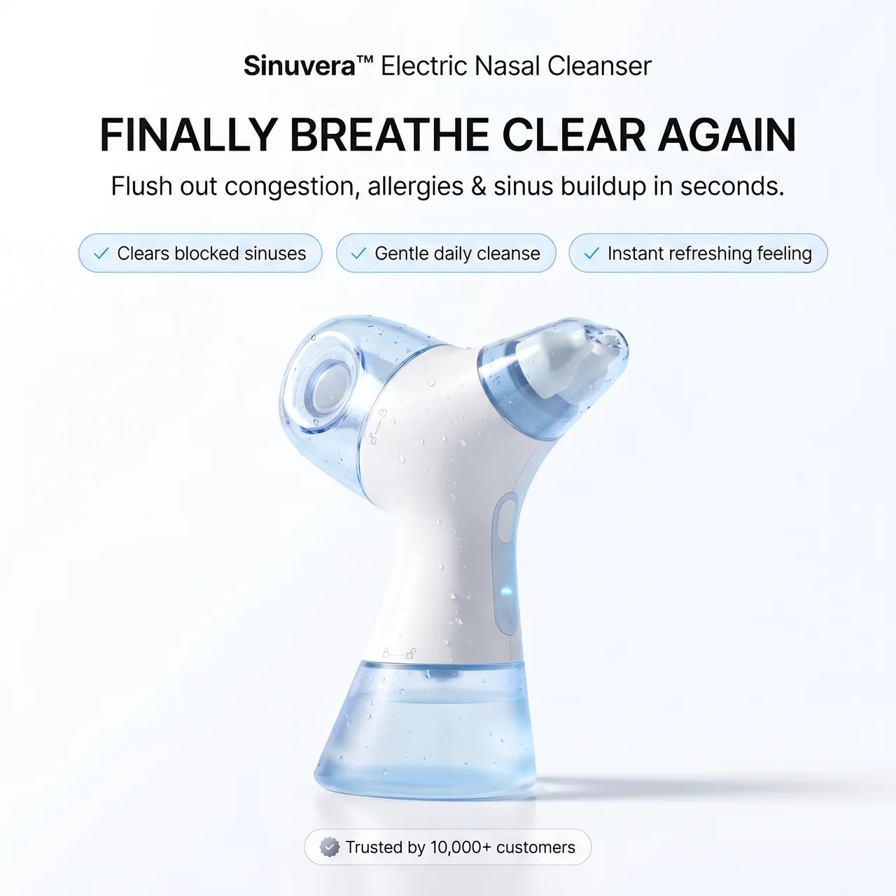 Sinuvera Electric Nasal Cleanser